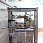 Evergreen Kitchen, Vertical Storage Detail